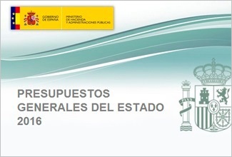 presupuestos generales estado 2016