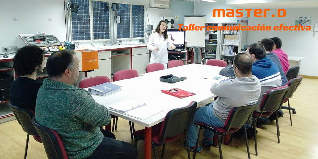 Taller comunicación eficaz en MasterD Vigo