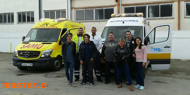 Excursión a las ambulancias SSG en MasterD Mallorca