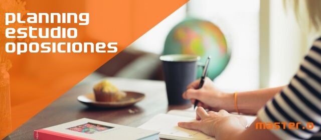 Planning estudio oposiciones