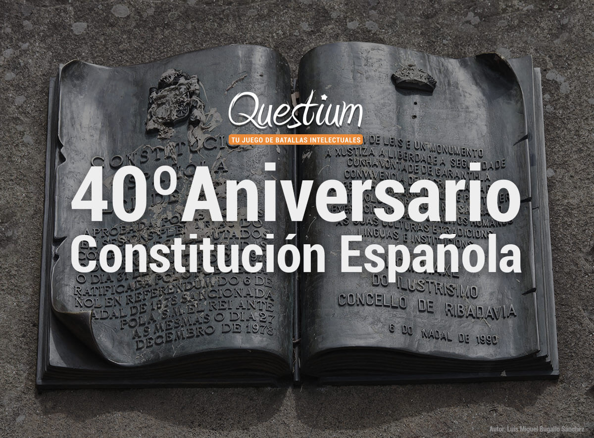 Juego 40º aniversario Constitución Española Juego 40º aniversario Constitución Española