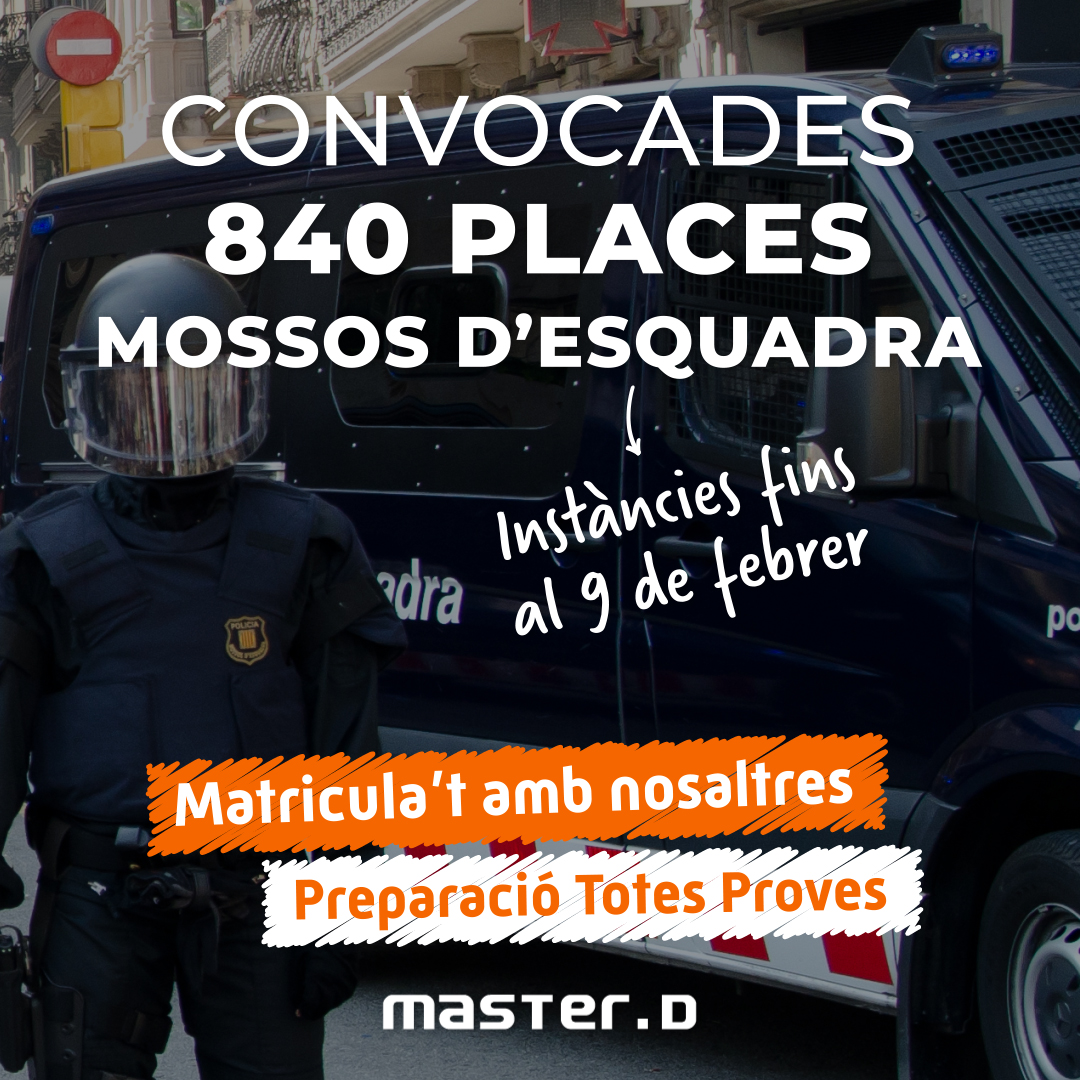 convocatoria mossos 2022