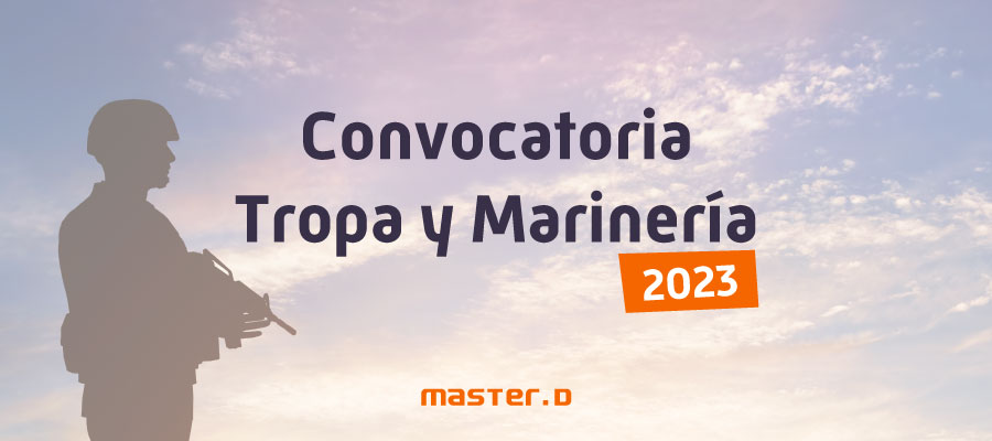 Convocatoria tropa y marinería 2023