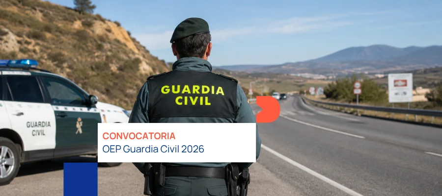 Plazas oposiciones guardia civil 2026