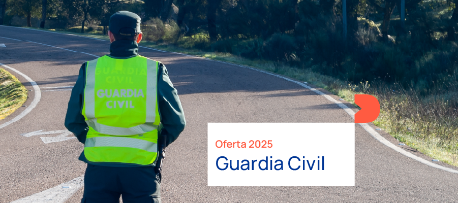 Plazas oposiciones guardia civil 2025
