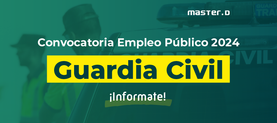 Plazas oposiciones guardia civil 2024