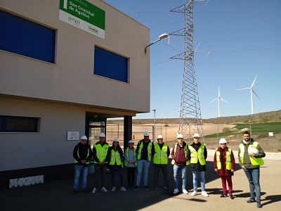 Visita a la instalación eólica de Enel Green Power 