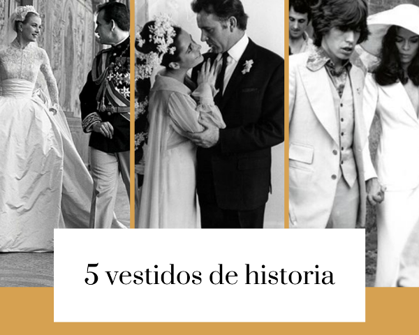 5 vestidos de novia que han hecho historia | Cursos Moda