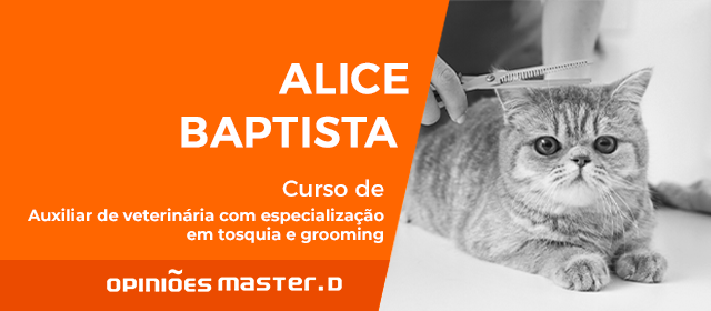 Curso Auxiliar Veterinária com especialização Tosquia e Grooming | Master D