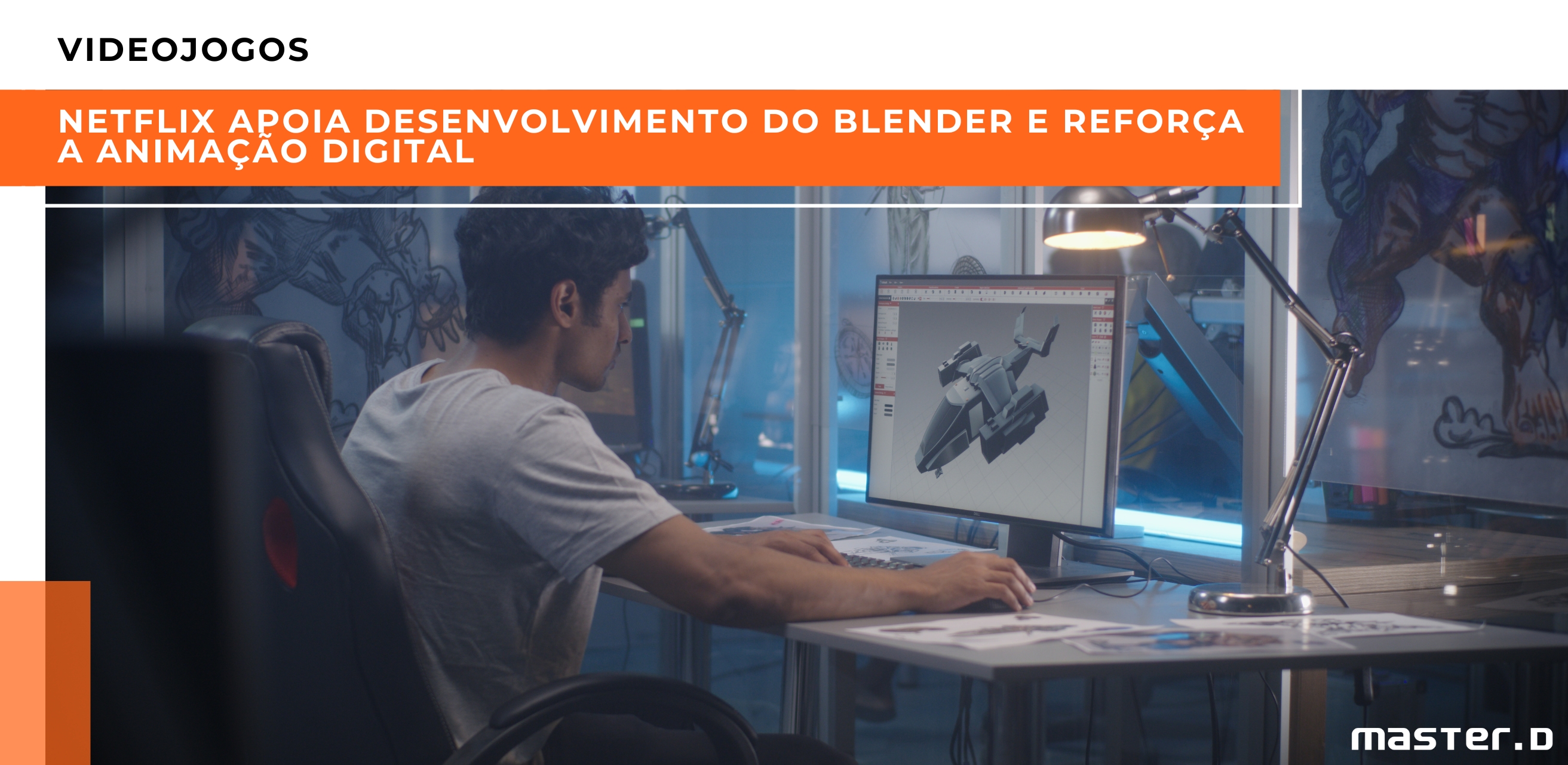 Netflix apoia desenvolvimento do Blender e reforça a animação digital