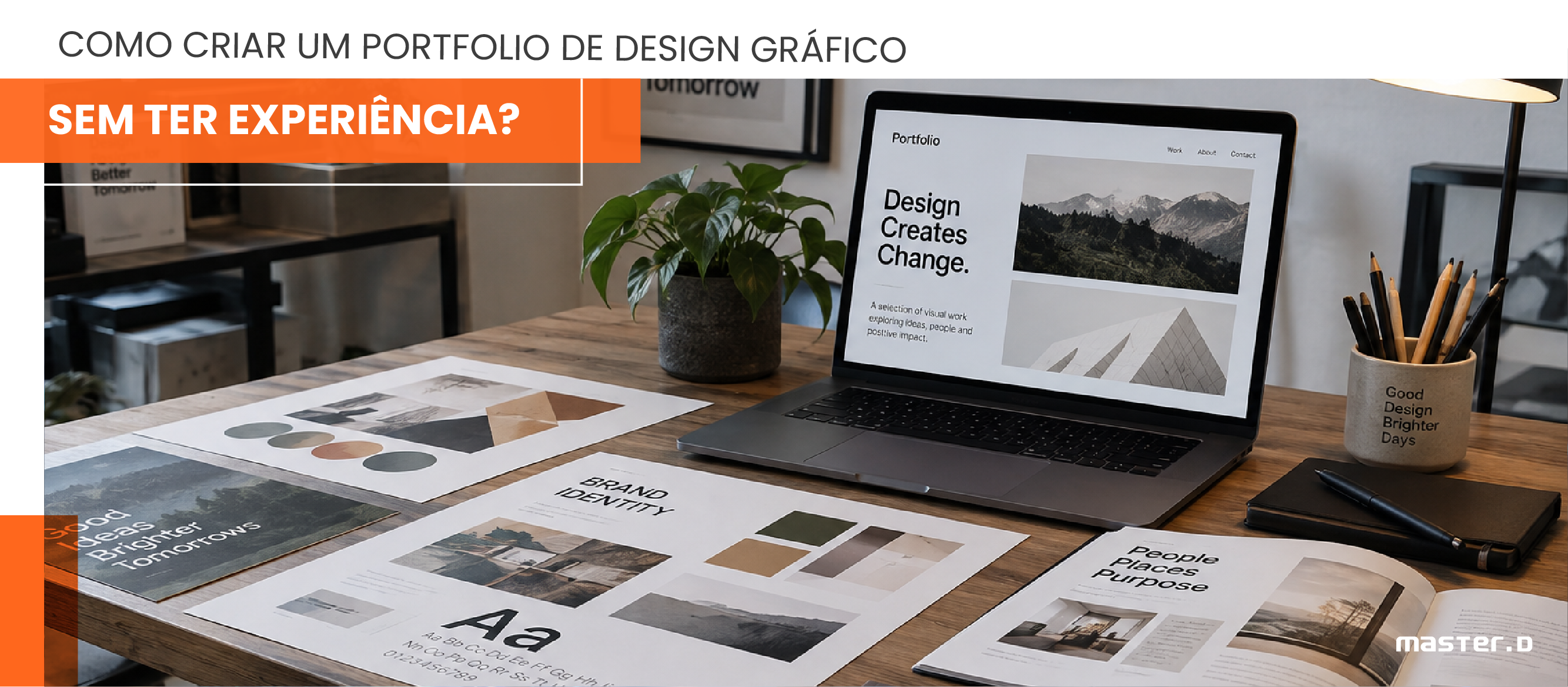 Como criar um portfolio de design gráfico sem ter experiência