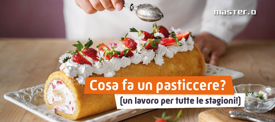 dolce alla panna e frutti rossi, cosa fa un pasticcere