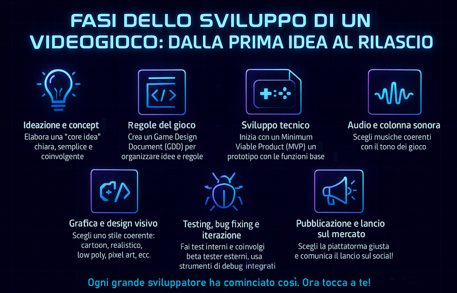 Fasi sviluppo di un videogioco