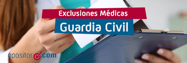 exclusiones medicas guardia civil
