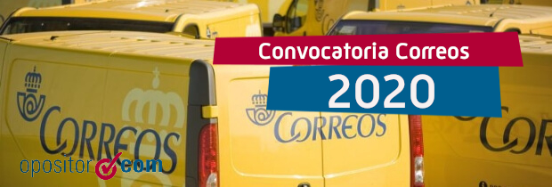 Plazas Correos 2020