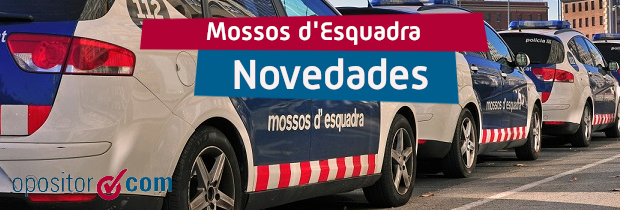 Novedades en las oposiciones de Mossos d'Esquadra