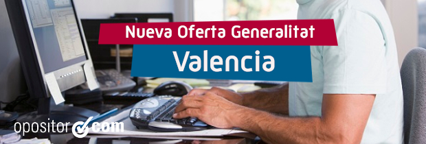 Nueva oferta de la Generalitat Valenciana