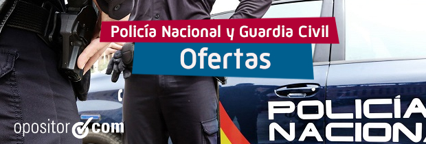 Aprobadas las convocatorias de Policía Nacional y Guardia Civil 2021