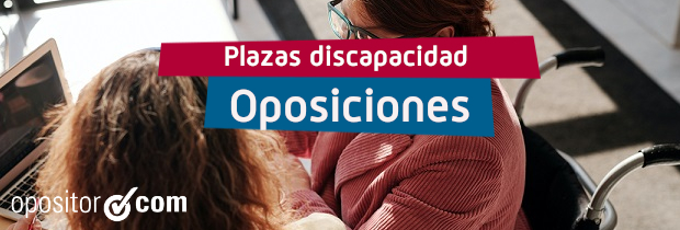 Plazas para personas con discapacidad