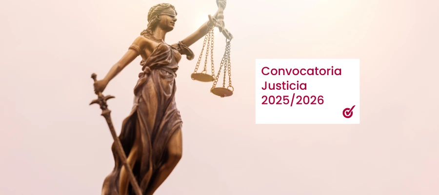 Nueva convocatoria de Justicia 2025/2026
