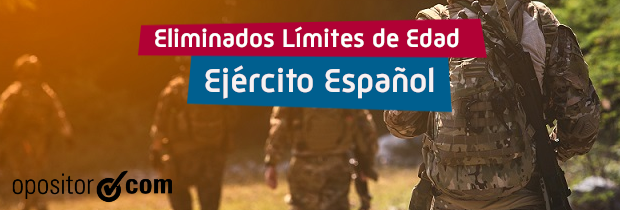 Eliminados los límites de edad para ser oficial y suboficial de las Fuerzas Armadas