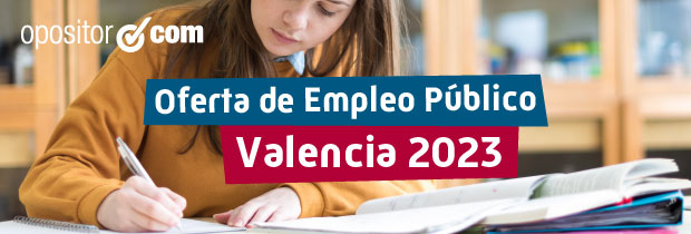 Oferta de Empleo Público Valencia 2023