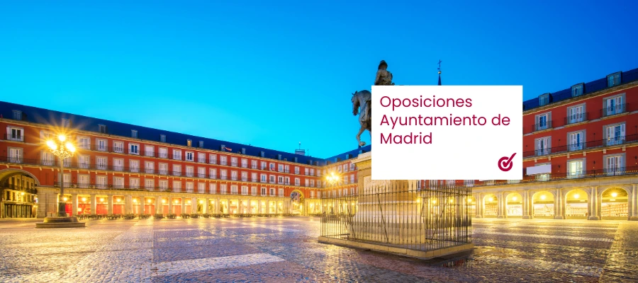 Oferta de plazas Ayuntamiento de Madrid 2025