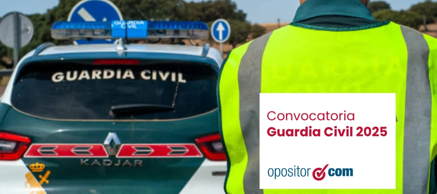 Convocatoria de 3.118 plazas para la Guardia Civil 2025