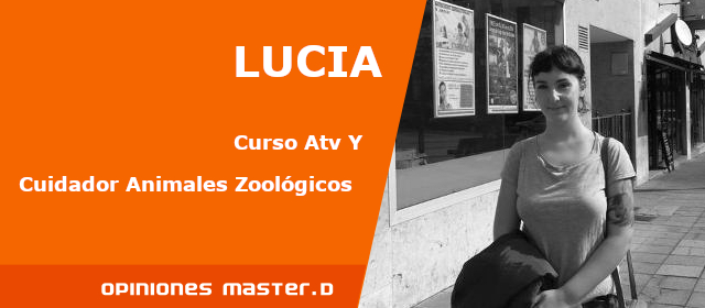 Opiniones MasterD: Lucía, alumna de Auxiliar Veterinario en Oviedo