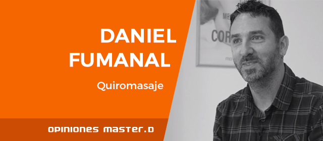 Daniel cuenta su experiencia en el curso de Quiromasaje