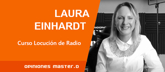 Laura estudia locución de radio profesional desde Londres