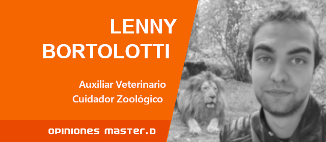 Lenny estudia para ser cuidador de zoológico desde Italia
