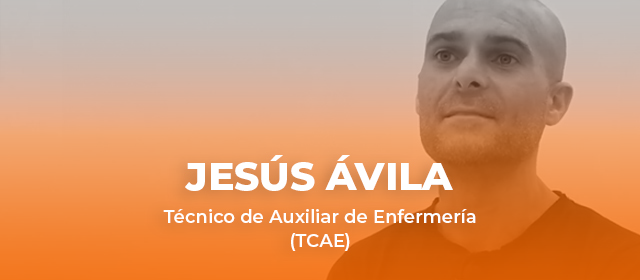 Jesús trabaja como TCAE en una residencia