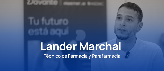 Lander se encuentra trabajando en una farmacia Lander se encuentra trabajando en una farmacia