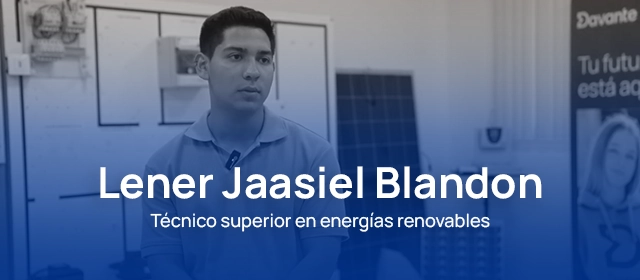 Lener trabaja en Fotovoltaica y sigue formándose con un Grado Superior Lener trabaja en Fotovoltaica y sigue formándose con un Grado Superior