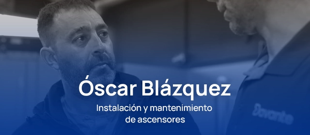 Oscar logra su certificación como mantenedor de ascensores