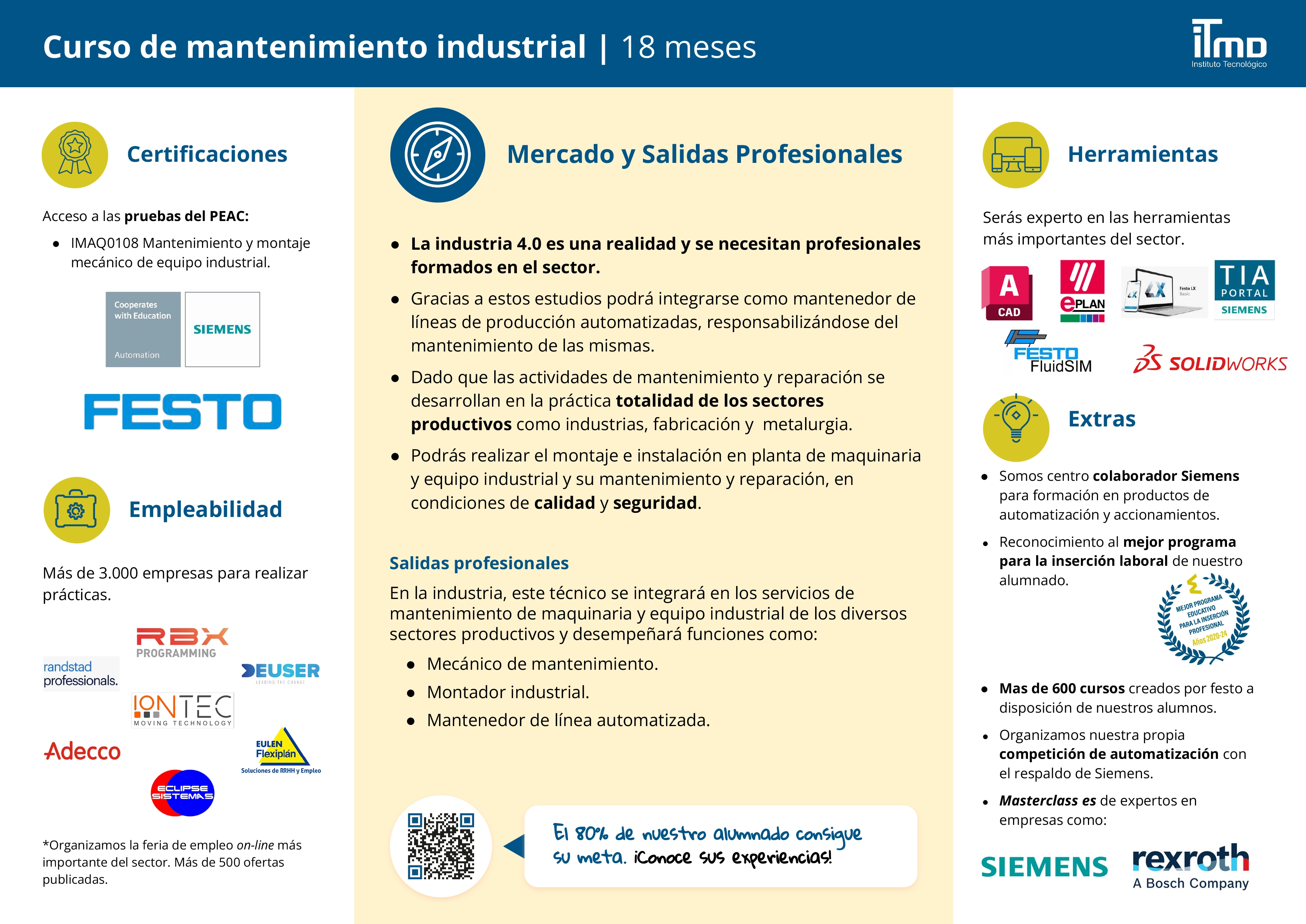 Información Curso Mantenimiento Industrial