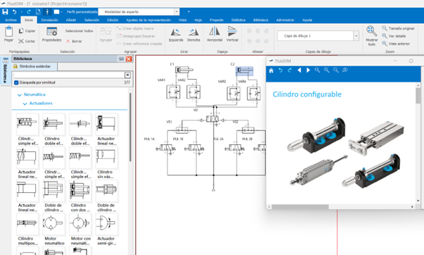 Simulador FLUIDSIM 6.2