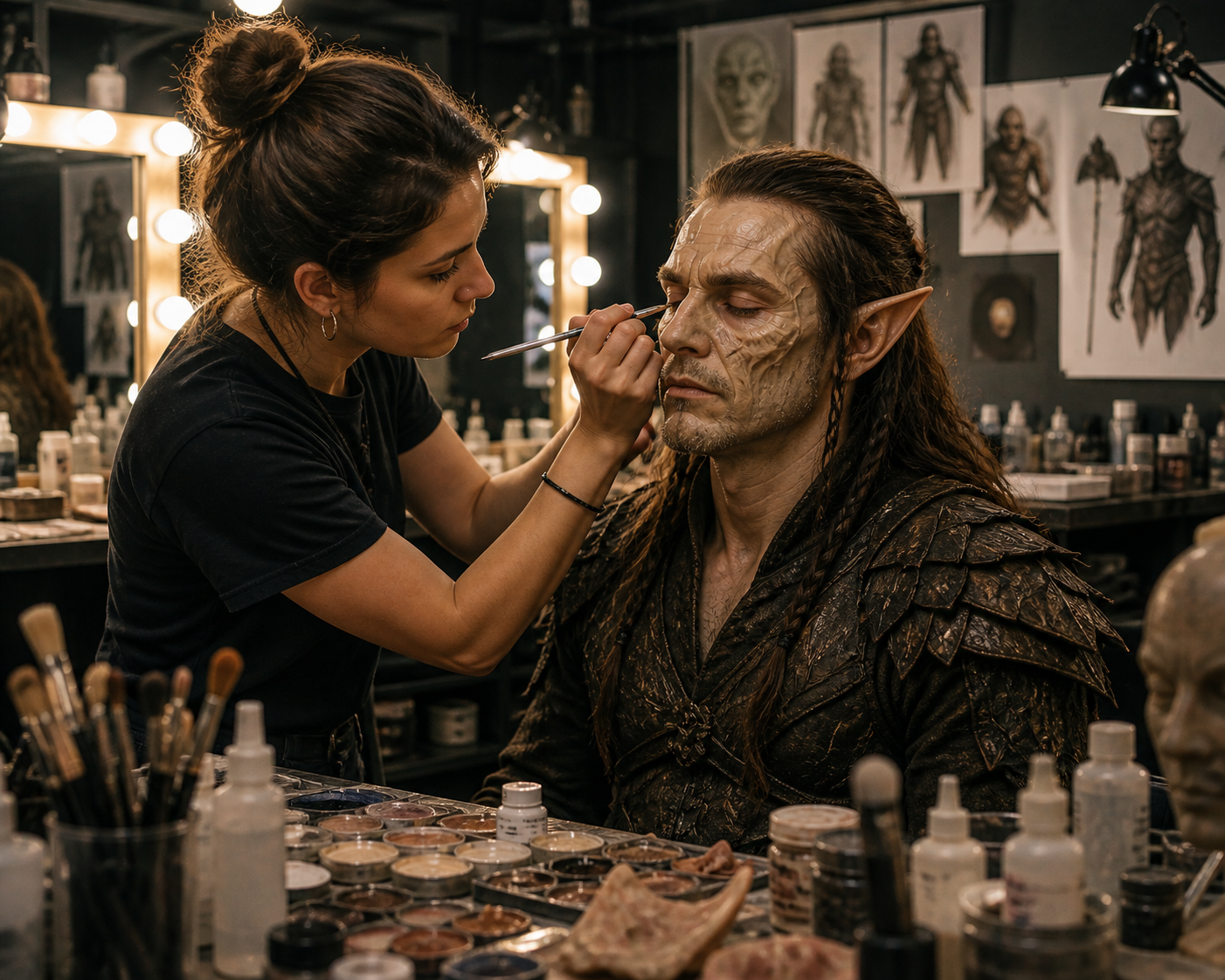 maquillaje caracterización
