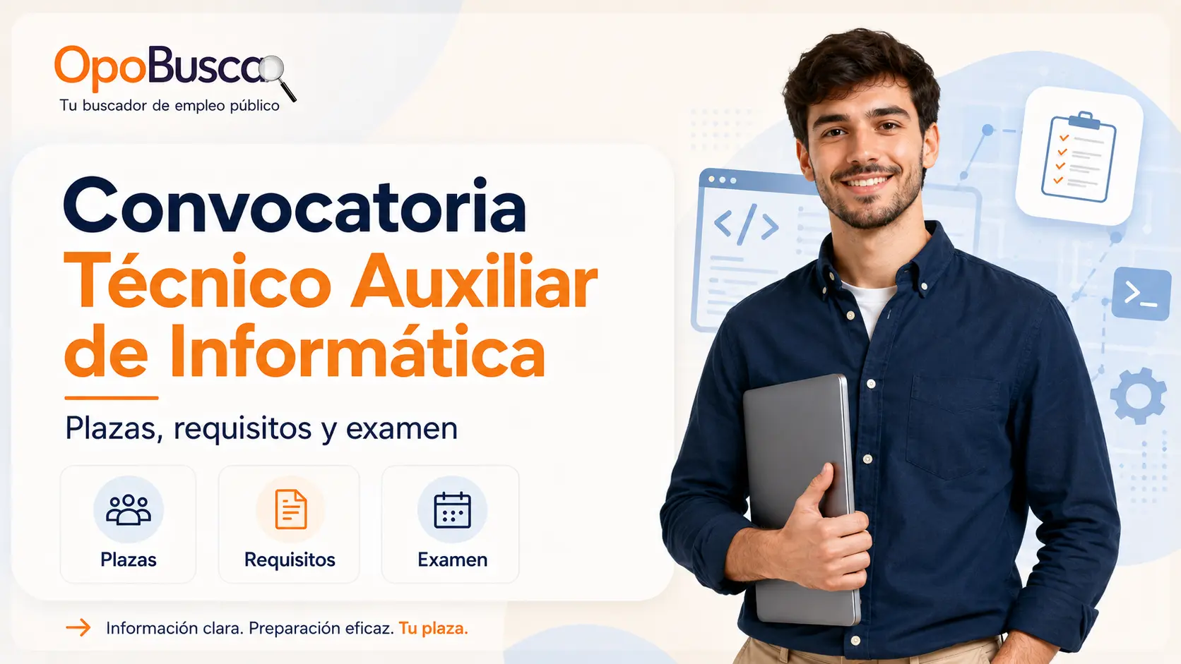 Convocatorias de Técnico Auxiliar de Informática Convocatorias de Técnico Auxiliar de Informática