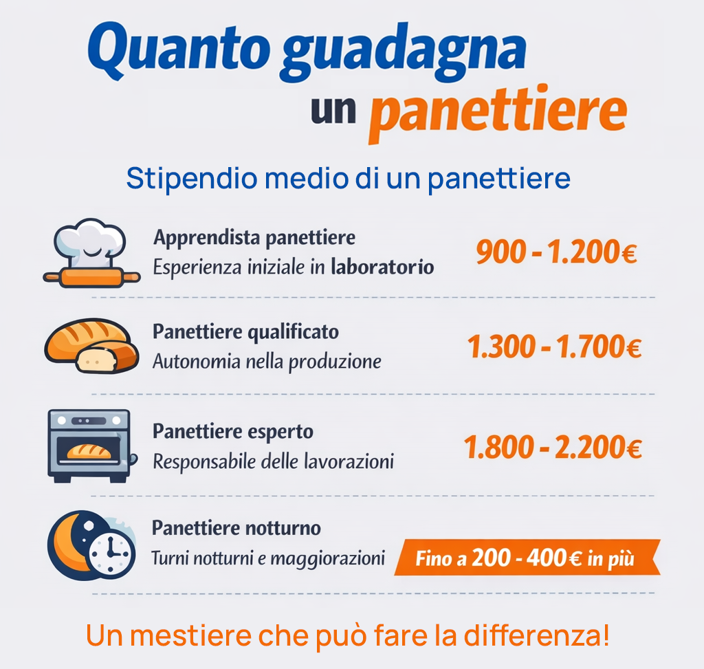 Quanto guadagna un panettiere